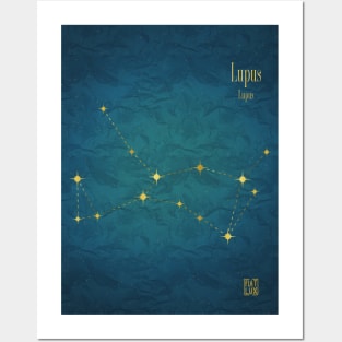 Night Sky Constellations - Lupus Posters and Art